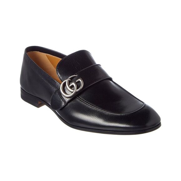 Gucci Other - Gucci Gg Leather Loafer, Black